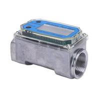 Jiawu Elevata Precisione dei Misuratori di Flusso di Carburante per Turbine Digitali Multifunzionali unità Multipla per Olio di Gas per Acqua, Adatto per L'industria del Garage Domestico (32 mm)