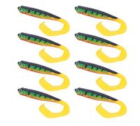 Jiawu Esca Artificiale per la Pesca, Esca Artificiale Morbida in PVC Resistente Al per Postura di Nuoto Realistica, per Coda di Simulazione con Design Dai Colori Vivaci per i Pescatori di