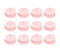 Jiawu Fissatore per Trapunta per Piumini Clamp/Holder per Trapunta Antiscivolo di Lunga Durata 12 Pezzi Accessorio per Biancheria da Letto Facile da Installare per Coperte Materiale Plastico di (PINK)