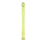 Jiawu Flauto Dolce a 8 Fori per Bambini, Flauto Multifunzionale in ABS con Tabella di Diteggiatura, Dolce Discante Compatto e Leggero per Lezioni di Musica, per Clarinetto Facile da Imparare Bianco