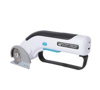 Jiawu Forbici Elettriche Senza Fili, Taglierina Ricaricabile per Scatole di Cartone, Forbici per Tessuti con Blocco di Sicurezza e Luce LED, Taglierina Rotante per Cartone, Pacchi