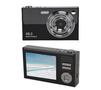 Jiawu Fotocamera Digitale 4K per Adolescenti, Fotocamera per Vlogging con Messa a Fuoco Automatica da 68MP con Doppio Obiettivo per la Fotografia, Zoom Digitale 16X, Fotocamere