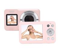 Jiawu Fotocamera Digitale, Fotocamera 4K 64MP con Autofocus e Doppio Schermo, Stabilizzazione Elettronica, Zoom 18x, retrò per Ritratti, Paesaggi, Viaggi e selfie. (PINK)