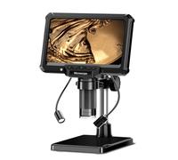 Jiawu Fotocamera Portatile per Microscopio HD 1080P con Schermo da 7", Microscopio Digitale USB Ingrandimento 1000X, Ideale per Studi Dettagliati, Scheda SD da 32 GB Inclusa