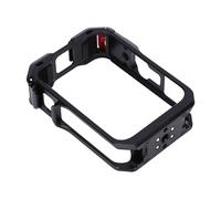 Jiawu Gabbia Protettiva per la Riduzione del Rumore del Telaio di utilità per Fotocamera 360, Adatta per Bastoncini per Selfie con Luci a LED (BLACK)