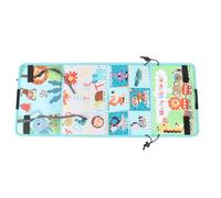 Jiawu Giocattolo Pieghevole per Il Tempo della Pancia dello Specchietto per Bambini Ad Alto Contrasto con Libro in Tessuto Spiegazzato per Lo Sviluppo del Bambino