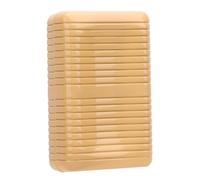 Jiawu Giocattolo Portatile a Forma di Sapone per Alleviare L'ansia, Utile Giocattolo per Iniziare una Conversazione, Pulsante per Dito Tascabile per Tutte le Occasioni, in Lega di Zinco (YELLOW)