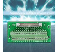 Jiawu IDC34P 34Pin Maschio Header Board, PLC Terminal Block | Connettore per morsettiera a vite, modulo di interfaccia per montaggio su guida DIN, per PLC e servo