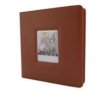 Jiawu Image Album 288 Immagini 300 400 400, Leder Premium, Sincero - per il Giubileo (BROWN)