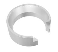 Jiawu Imbuto per Dosaggio caffè da 58 Mm, Anello Dosatore caffè in Alluminio per Portafiltro da 58 Mm, Accessorio per Antiruggine per Caricare Polvere di Senza Problemi (SILVER)