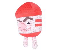 Jiawu in Peluche per Fan del Gioco, Peluche Ripiene in Cotone PP Super Morbido, Pezzo Decorativo da Collezione con Lavabile in Lavatrice per Bambini Ragazzi Ragazze Adulti (tappo rosso)
