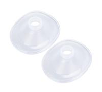 Jiawu Inserto Flangia in Silicone Alimentare, Pompaggio Efficiente per Tiralatte S32, 2 Pezzi (24 mm)