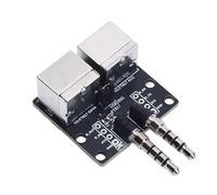 Jiawu Interfaccia modalità Digitale Integrata per Radioamatori Scheda Audio USB e Porta Seriale Interfaccia modalità Digitale 2 in 1 con Ampio Supporto di Frequenza e Definizioni Personalizzabili