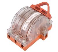 Jiawu Interruttore a Coltello Tripolare Disconnect Interruttore Doppio AC 380V 100A Guscio Trasparente in Rame Pieno con Indicatore LED, di Alimentazione per Elettrodomestici per Interruttori
