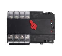 Jiawu Interruttore di Trasferimento Automatico a Doppia Alimentazione Controller a Levetta Montato su Guida Din 100A Affidabile per Scatole di Distribuzione PZ30 per Uso Domestico