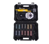 Jiawu Kit Criminale AC Idraulico Kit Manuale Durevole Strumento Portatile per la Riparazione dell'Aria Condizionamento Dell'auto con 12 Stampi per la Meccanica Professionale Ed Appassionati