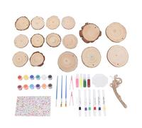 Jiawu Kit di Pittura in Legno Che Si Illumina Al Buio con attività Artigianali per Bambini Dai 3 Anni in su, di Compleanno per Ragazzi e Ragazze, Kit per Intagliare il Legno per Legare la Famiglia