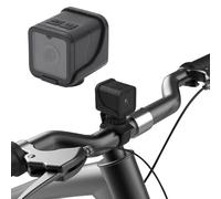 Jiawu Kit di Supporto per Fotocamera Manubrio per Bici, 1080P Wifi da 120 Gradi, Fotocamera per Casco da Moto con Manico, Monitor per Parcheggio, Loop e Registrazione di Emergenza