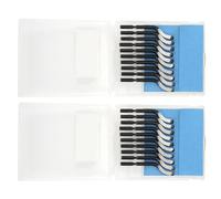 Jiawu Lama per Coltello da Rifilatura, 20 Pezzi BS1010 Testa di Ricambio con Materiale M2 HSS Durezza 63RC Angolo di 40°, per Raschiare Raccordi per Tubi in Alluminio, Ferro, Plastica PVC