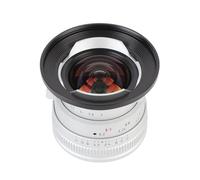 Jiawu Lens F2.0 da 12 Mm per Fotocamera M4/3-MOUNT, Design Ottico di Alta qualità, Prospettiva Grandangolare per Un Effetto Lungo Le Gambe, Messa a Fuoco Manuale, Rivestimento Anti-riflettività