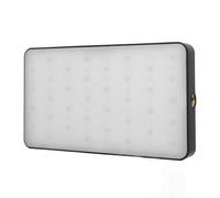 Jiawu Luce per Telefono Ricaricabile da 3000 MAh Illuminazione RGB Luce per Selfie con Adattatore per Slitta Fredda per Conferenze, di Riempimento Portatile per Videoconferenze