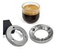 Jiawu Macine di Ricambio per macinacaffè, macinacaffè in Acciaio Inossidabile con Design a 3 Fori, Macine da 50 Mm con Set da 2 Pezzi per Rancilio