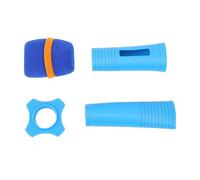 Jiawu Manicotto per Impugnatura per Microfono in Silicone, Copertura per Microfono Wireless Antiscivolo Antiurto, Custodia Protettiva con Parabrezza per Spettacoli Sul Palco di Karaoke Domestici KTV