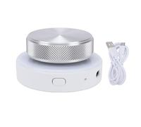 Jiawu Manopola Controller Multimediale per Controllo Volume USB, Connessione BT 5.0 USB C Manopola Controller Personalizzabile Girapagina con Luce RGB per Workstation Audio Digitale