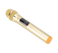 Jiawu Microfono Dinamico Wireless 2.4G con Ricevitore USB per Eventi All'aperto, Spettacoli Dal e Sessioni di Karaoke
