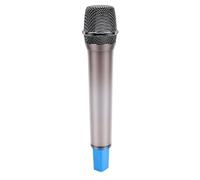 Jiawu Microfono Finto, Microfono in Plastica Multicolore per Giochi di Finzione per Costume Karaoke, Accessori per Illuminati RGB per Halloween Natale Festa di Compleanno