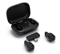 Jiawu Microfono Lavalier Wireless, Microfono per Telefono USB C con Cancellazione del Rumore AI, Rapporto Segnale/rumore di 80 DB, Microfonos Magnetico da Bavero, 6 Ore di Autonomia