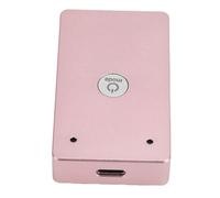 Jiawu Microfono USB, Microfono Wireless Omnidirezionale 360 a Doppio Canale con Riduzione del Rumore in Lega di Alluminio con Retro Magnetico per Riunioni Online, Registrazione in Live Streaming