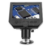 Jiawu Microscopio Digitale, Ingrandimento 600x, Messa a Fuoco Automatica, Lente D'ingrandimento per Monete HD con Schermo da 4,3 Pollici per L'ispezione di Monete, Flora e Fauna, Circuiti Stampati,