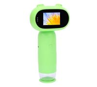 Jiawu Microscopio Digitale per Bambini con Schermo 2 Pollici, Zoom HD 1000x e Luci a LED per Bambini, Studenti, Microscopio Portatile Portatile per Avventure All'aria Aperta a Casa, in Classe