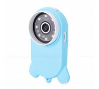 Jiawu Microscopio per Bambini, Microscopio Digitale Portatile 1000X, Microscopi Tascabili Ricaricabili a 8 LED con Schermo da 2 Pollici e Messa a Fuoco Manuale, Kit Scientifico (BLUE)