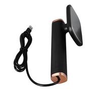 Jiawu Mine Handld Mini Portatile Portatile Steat Steap Ronatato Ruotato 20 Ml Capacità Macchina da Viaggio per L'occupazione da Viaggio Ombra, ABS Materico (BLACK)