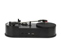 Jiawu Mini Giradischi in Vinile, Convertitore da Giradischi a MP3 con USB 2.0, Portatile per Dischi in Vinile da 33/45 Giri, Conversione Diretta in Formato MP3 Senza Computer per