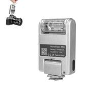 Jiawu Mini Slitta Calda Standard Compatta YN6, Rotazione di 105°, Design Portatile, Temperatura Colore 5600K per Illuminazione Fotografica con Fotocamera Digitale (SILVER)