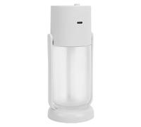 Jiawu Mini Usb Car Air Humidifier con Ambiance Light for Travel Office Home - Silent Desk Air Humidifier, Lightweight and Portable Design (WHITE)