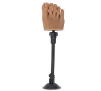 Jiawu Modello di Piede per Allenamento per Nail Art in Silicone con Supporto, Manichino Mezzo Piede per Manicure per la Pratica del Destro, Finto Premium per Allenamento Artistico nel Salone di