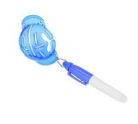 Jiawu Modello per Disegnare la della Pallina da, Strumento di Allineamento per Esercitarsi nel Putting - Fodera a Forma di Cappello con Penna Oleosa, Guida Visiva in Plastica Resistente per
