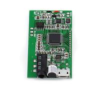 Jiawu Modulo Trasmettitore FM, DSP PLL Scheda Microfono Wireless Digitale Trasmettitore Audio Stereo con Display LCD Controllo Volume per Radio Computer Trasmissione Auto Progetti Fai da Te