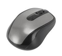 Jiawu Mouse Ottico Wireless da 2,4 GHz per Laptop, Mouse Wireless Ergonomico Durevole con Trasmissione Dati Ad Alta velocità, Affidabile per Prestazioni di Lavoro del PC (SILVER)
