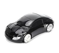 Jiawu Mouse Wireless, Mouse per Computer Wireless a Forma di Auto Sportiva 3D, Mouse Ottico da Gioco Ergonomico con Mini Ricevitore USB 2.4G, Accessori da Ufficio per PC, Windows,