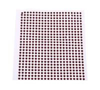 Jiawu Occhi Esche da Pesca 3D, 500 Pezzi, Supporto Adesivo, Resina Epossidica, Accessori per la Creazione di Esche Realistiche per la Costruzione di Mosche, 3 Misure: 3 Mm, 4 Mm, 5, Rosso Oro Argento