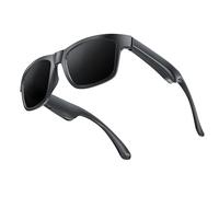 Jiawu Occhiali BT Wireless con Bassi, vestibilità Comoda per gli Allenamenti dei Pendolari, Occhiali per la Riproduzione Musicale per Forme del Viso Ovali, Rotonde, Quadrate e a Diamante (BLACK)