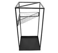 Jiawu Ombrelli di Ferro Rivestitura in Polvere Standing Practical Dimensioni Ombrelli Interni Resistenti alle Intemperie All'aperto All'aperto per Il Reddito da Ufficio