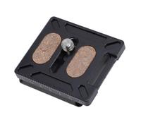 Jiawu Piastra a Sgancio Rapido in Alluminio da 30 Mm, Piastra QR in Metallo Resistente e Compatta con Vite da 1/4 di Pollice per Treppiedi e Teste a Sfera, Ideale per i Fotografi