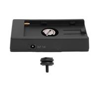 Jiawu Piastra Adattatore Batteria NP F970, F750, F570, F550, Piastra Batteria con Indicatori di Alimentazione LED, Piastre Adattatrici Alimentazione Fotocamera per Fotocamera DSLR