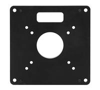 Jiawu Piastra Base del Router, Piastra Base della Macchina per Rifilatura del Legno di Precisione CNC in Lega di Alluminio 6061, Tavola Ribaltabile per Fresatura con Viti di Livellamento a Angoli per